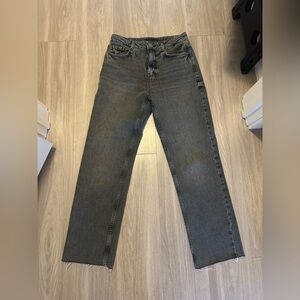 Zara Straight Leg Black Jeans